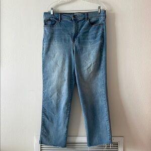 Social Standard by Sanctuary high rise crop straight leg jeans